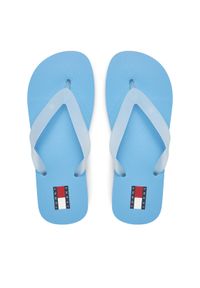 Tommy Jeans Japonki Tjw Logo Flip Flop EN0EN02447 Błękitny. Kolor: niebieski. Materiał: syntetyk #1