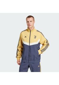 Adidas - Bluza dresowa Juventus Seasonal. Kolor: biały. Materiał: dresówka. Sport: piłka nożna