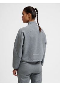 Bluza damska z zamkiem 1/2 Hummel Tech. Kolor: szary. Materiał: polar. Sezon: zima