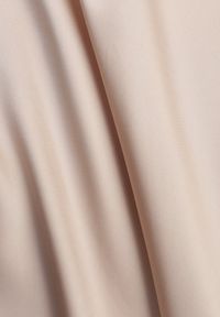 Renee - Beżowa Koktajlowa Spódnica z Satyny o Rozkloszowanym Kroju Zinnivira. Kolor: beżowy. Materiał: satyna. Styl: wizytowy #8