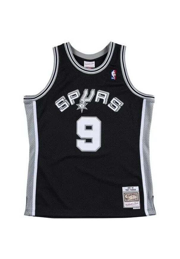 Mitchell & Ness - Koszulka Nba San Antonio Spurs Tony Parker. Kolor: czarny. Sport: koszykówka