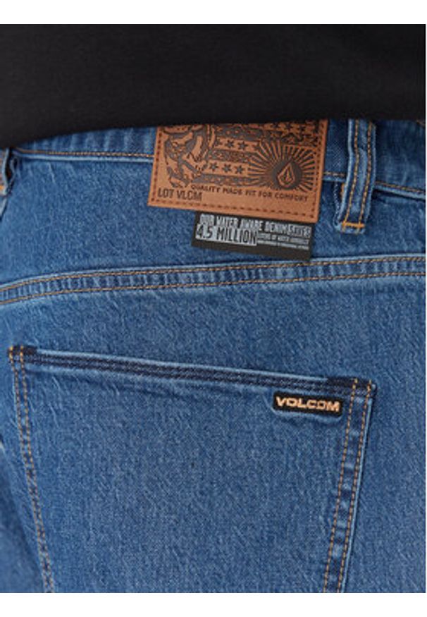 Volcom Jeansy Chillow A1912502 Niebieski Loose Fit. Kolor: niebieski