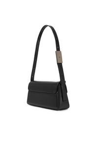 Calvin Klein Jeans Torebka Belted Small Shoulder Bag LV04K3110G Czarny. Kolor: czarny. Materiał: skórzane #5