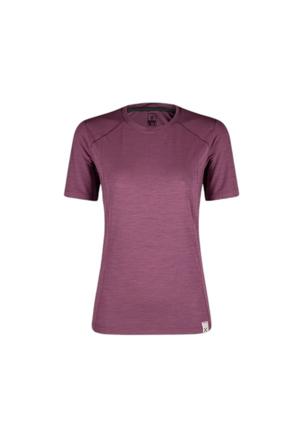 MONTURA - Koszulka damska Montura Merino Mix. Kolor: fioletowy. Sport: turystyka piesza
