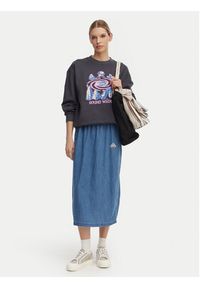 Quiksilver Spódnica jeansowa Yukon EQWWK03028 Granatowy Regular Fit. Kolor: niebieski. Materiał: bawełna #5