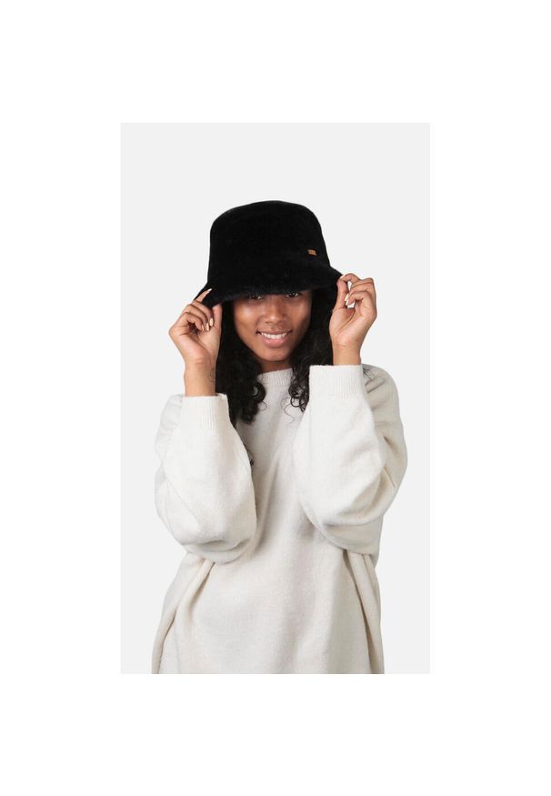 Bob kobieta Barts Bretia. Kolor: czarny. Materiał: futro, satyna, syntetyk. Styl: elegancki