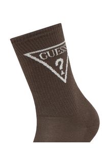 Guess Skarpety długie V2GZ00 ZZ00I Brązowy. Kolor: brązowy. Materiał: bawełna #3