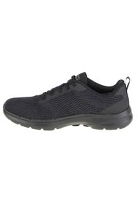 skechers - Buty do chodzenia damskie, Skechers Go Walk 6 - Bold Vision. Kolor: czarny. Model: Skechers Sport. Sport: turystyka piesza