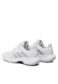 Adidas - adidas Buty Courtjam Control Clay ID1546 Biały. Kolor: biały. Materiał: materiał