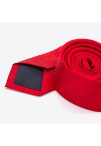 Wittchen - Krawat jedwabny wzorzysty czerwony. Kolor: czerwony. Materiał: jedwab. Styl: klasyczny, elegancki