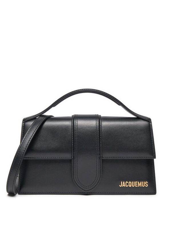 JACQUEMUS Torebka Le Grand Bambino 213BA007 Czarny. Kolor: czarny. Materiał: skórzane