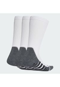 Adidas - Skarpety Performance Grip CLIMACOOL Cushioned Crew 3 Pairs. Kolor: wielokolorowy, szary, biały, czarny. Materiał: materiał. Technologia: ClimaCool (Adidas). Sport: fitness #2