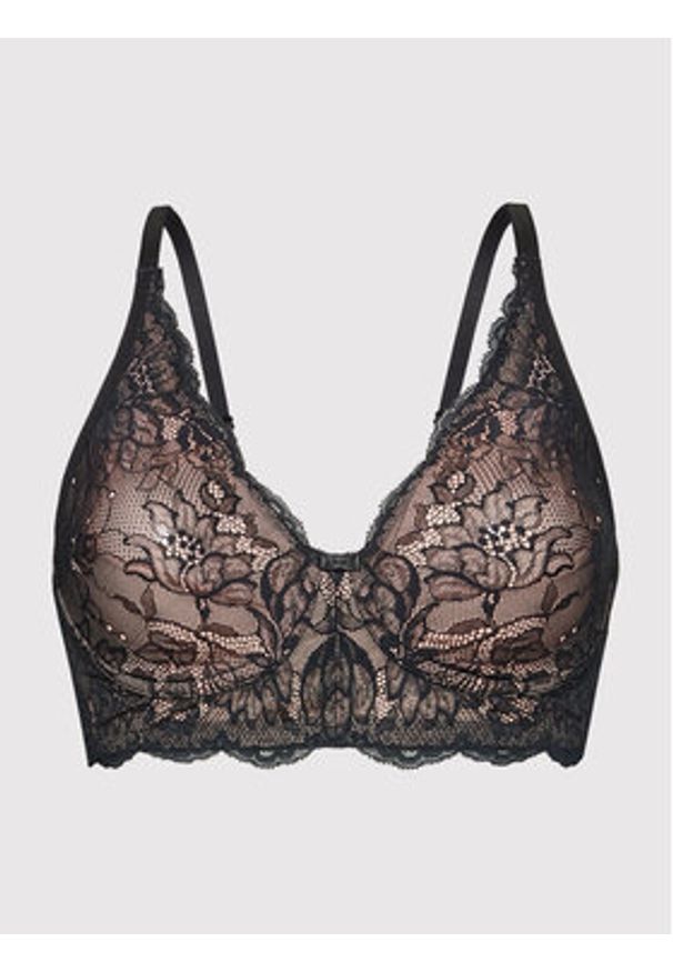 Triumph Biustonosz bezfiszbinowy Amourette Charm 10210687 Czarny. Kolor: czarny. Materiał: syntetyk