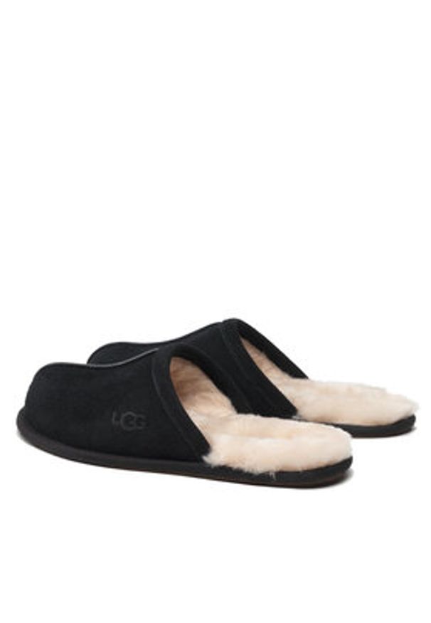 Ugg Kapcie M Scuff 1101111 Czarny. Kolor: czarny. Materiał: skóra