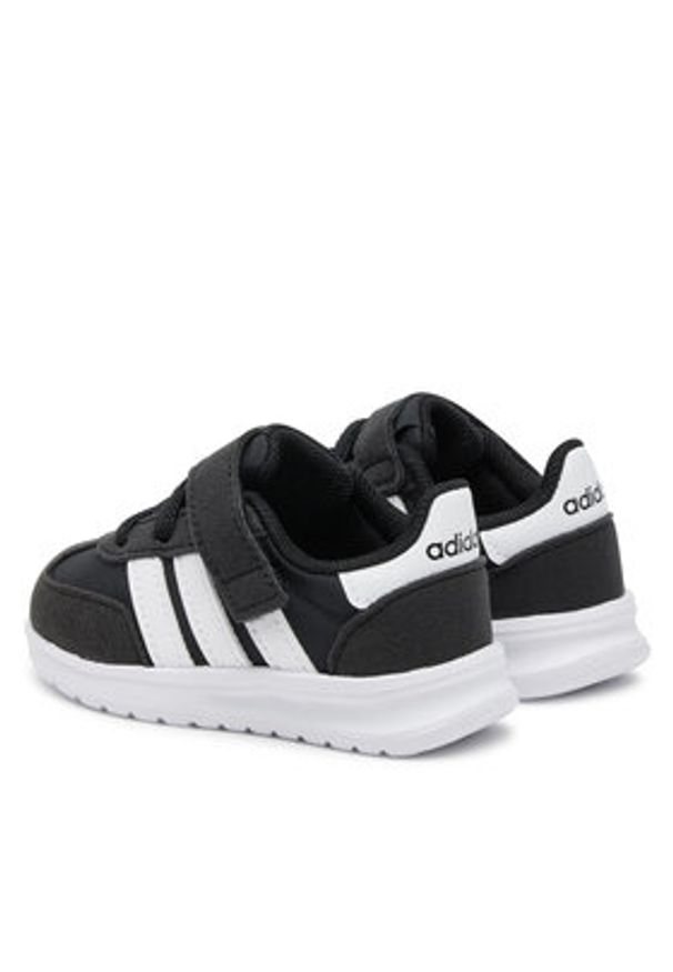 Adidas - adidas Sneakersy Run 70s 2.0 Shoes Kids JI2270 Czarny. Kolor: czarny. Materiał: materiał. Sport: bieganie