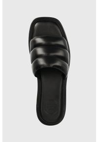GANT - Gant klapki skórzane Khiria damskie kolor czarny 26561835.G00. Kolor: czarny. Materiał: skóra. Wzór: gładki #2