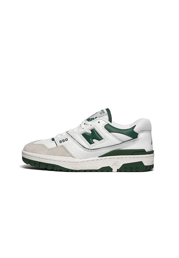 Buty do chodzenia dla dorosłych New Balance 550 White Green. Kolor: biały, zielony. Sport: turystyka piesza