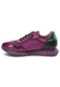 Fioletowe Sneakersy Hispanitas Stylowe Obuwie Damskie. Kolor: fioletowy #5