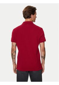 Lacoste Polo PH4012 Bordowy Regular Fit. Typ kołnierza: polo. Kolor: czerwony. Materiał: bawełna #4