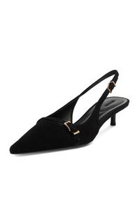 Gino Rossi - GINO ROSSI Czółenka EO-V2182-21 Czarny. Kolor: czarny. Materiał: zamsz, skóra #5