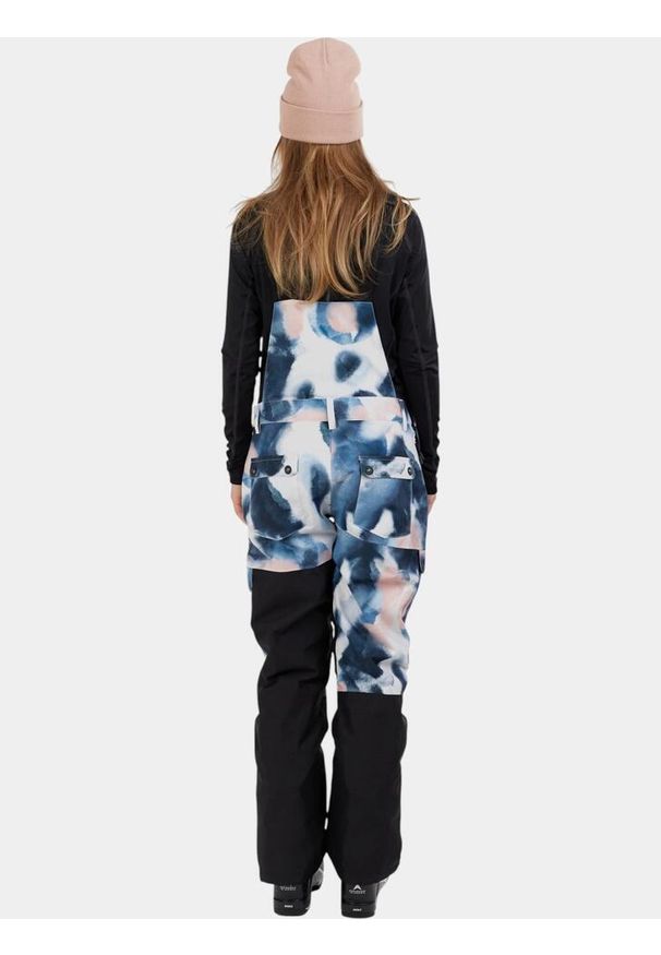 FUNDANGO - Ski Overal Damski Fundango Sakura ECO Bib. Kolor: wielokolorowy, niebieski, czarny, różowy. Materiał: materiał. Sezon: zima. Sport: narciarstwo