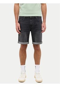 Mustang Szorty jeansowe Washington 1016453 Czarny Straight Fit. Kolor: czarny. Materiał: bawełna #1