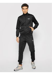 Dres EA7 Emporio Armani. Kolor: czarny. Materiał: syntetyk, dresówka #1