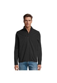 SOL'S - Męska Kurtka Radian Soft Shell. Kolor: czarny