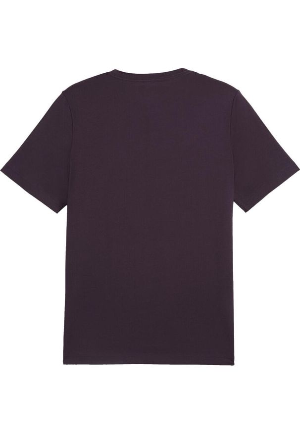 Koszulka sportowa męska Puma Essential Logo. Kolor: wielokolorowy, czarny, fioletowy