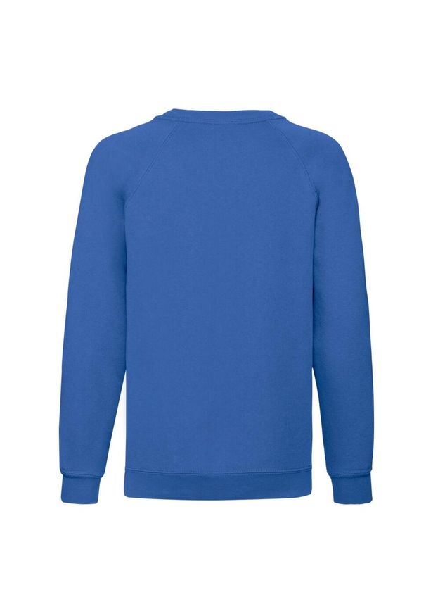 FRUIT OF THE LOOM - Bluza Dziecięca Classic Raglan. Kolor: niebieski. Długość rękawa: raglanowy rękaw