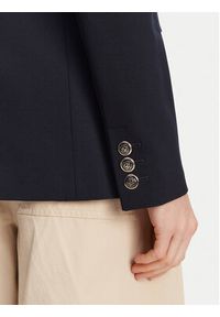 Marella Marynarka Baiocco 2513911024 Granatowy Slim Fit. Kolor: niebieski. Materiał: wiskoza, syntetyk #2