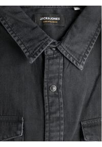 Jack & Jones - Jack&Jones Koszula Sheridan 12138115 Czarny Slim Fit. Kolor: czarny. Materiał: bawełna