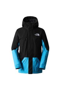 Kurtka The North Face Goldmill 0A7UTXMW01 - czarno-niebieska. Kolor: czarny, niebieski, wielokolorowy. Materiał: tkanina, poliester. Sezon: zima. Styl: retro. Sport: narciarstwo #1