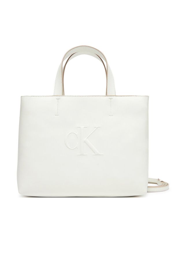 Torebka Calvin Klein Jeans. Kolor: biały