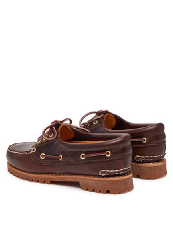 Timberland Mokasyny Authentic Boat 3 Eye Classic TB0513042141 Brązowy. Kolor: brązowy. Materiał: skóra