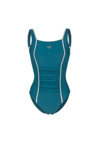 Strój kąpielowy damski treningowy basenowy modelujący plażowy Arena Amelia. Kolor: niebieski #1
