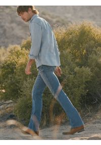 Wrangler - MESKIE SPODNIE WRANGLER WRANCHER HARBOR BLUE 112377838 #4