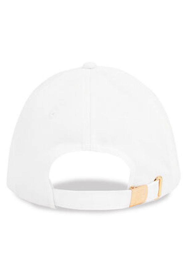 TOMMY HILFIGER - Tommy Hilfiger Czapka z daszkiem Elevated Chic Cap AW0AW17128 Biały. Kolor: biały. Materiał: bawełna, materiał