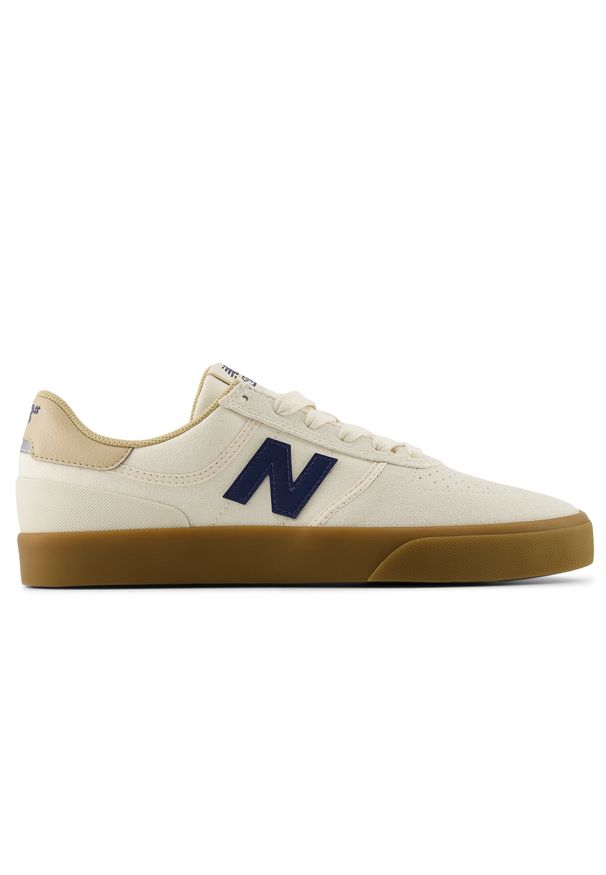 Buty męskie New Balance Numeric NM272SLI – beżowe. Kolor: beżowy. Materiał: zamsz, dresówka. Szerokość cholewki: normalna. Sport: skateboard