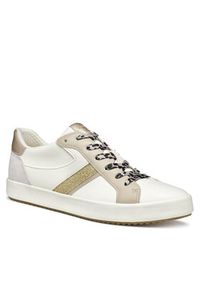 Geox Sneakersy D Blomiee D456HC 05422 C1R5A Biały. Kolor: biały. Materiał: skóra #4