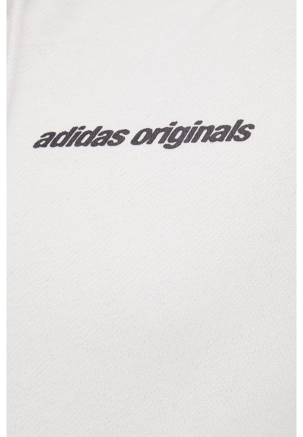 adidas Originals - Bluza. Okazja: na co dzień. Kolor: biały. Materiał: bawełna. Wzór: nadruk. Styl: casual