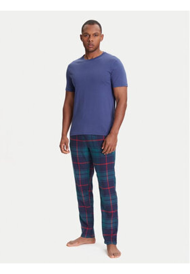 United Colors of Benetton - United Colors Of Benetton Spodnie piżamowe 43UL4F009 Granatowy Regular Fit. Kolor: niebieski. Materiał: bawełna