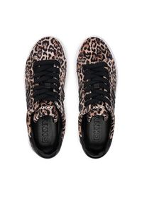 DKNY Sneakersy K1569921 Brązowy. Kolor: brązowy. Materiał: skóra #5