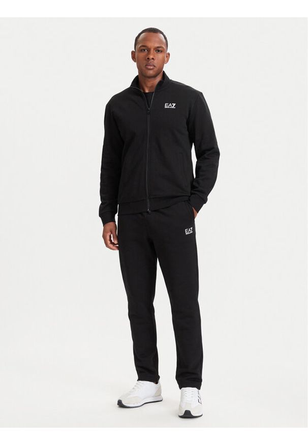 EA7 Emporio Armani Dres 8NPV67 PJVTZ 1200 Czarny Regular Fit. Kolor: czarny. Materiał: bawełna
