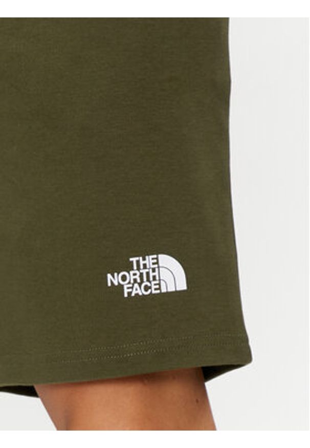 The North Face Szorty sportowe Graphic NF0A3S4F Zielony Regular Fit. Kolor: zielony. Materiał: bawełna. Styl: sportowy