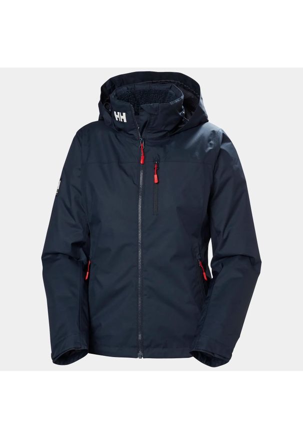 Damska kurtka wodoodporna Helly Hansen Crew Pile. Kolor: niebieski