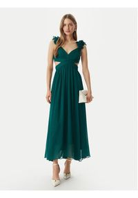 Morgan Sukienka wieczorowa 251-RISSAL Zielony Regular Fit. Kolor: zielony. Materiał: syntetyk. Styl: wizytowy #3