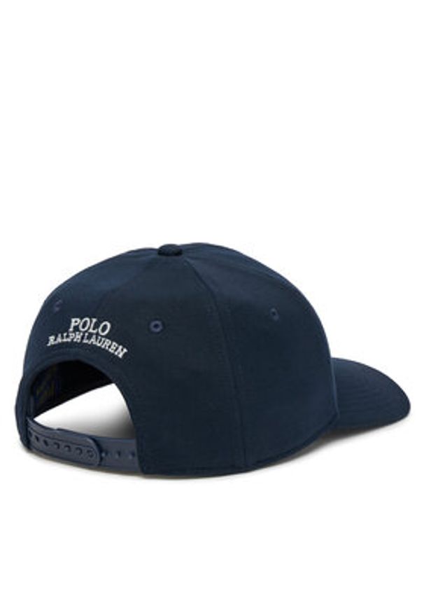 Polo Ralph Lauren Czapka z daszkiem 211977396001 Granatowy. Kolor: niebieski. Materiał: poliester, materiał