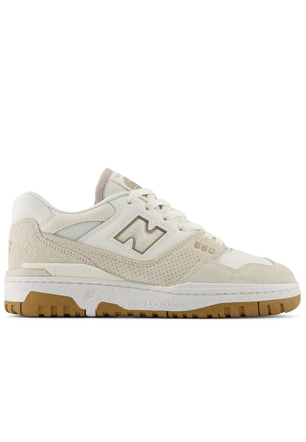 Buty damskie New Balance BBW550TB – beżowe. Okazja: na co dzień. Kolor: beżowy. Materiał: syntetyk, skóra, materiał. Szerokość cholewki: normalna. Wzór: motyw zwierzęcy, nadruk