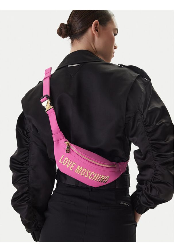 Love Moschino - LOVE MOSCHINO Nerka JC4195PP1OKD0604 Różowy. Kolor: różowy. Materiał: skóra